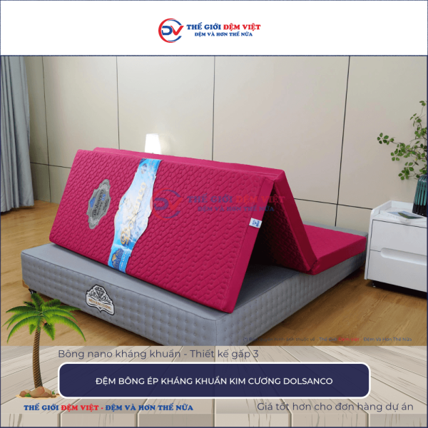 Đệm bông ép Kim Cương Dolsanco
